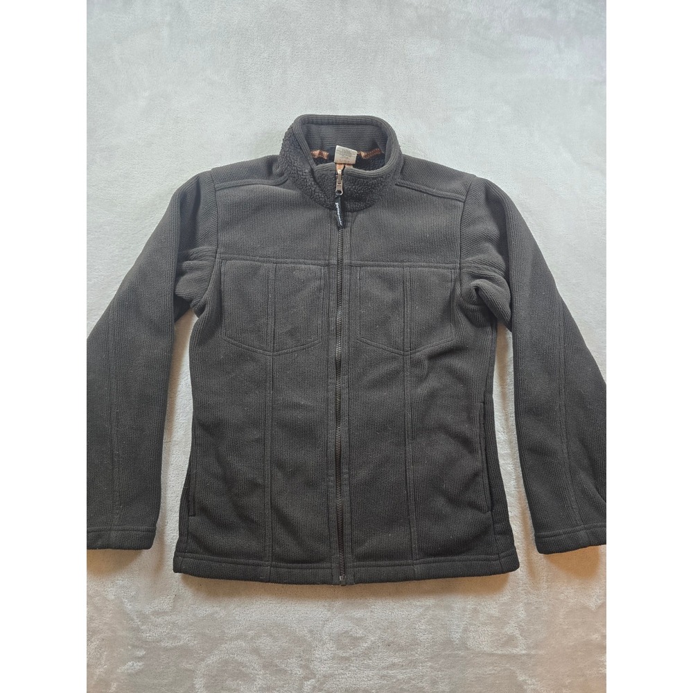 Vintage Patagonia Jacket Womens M Brown Synchilla Fleece Corded Full Zip 25365
